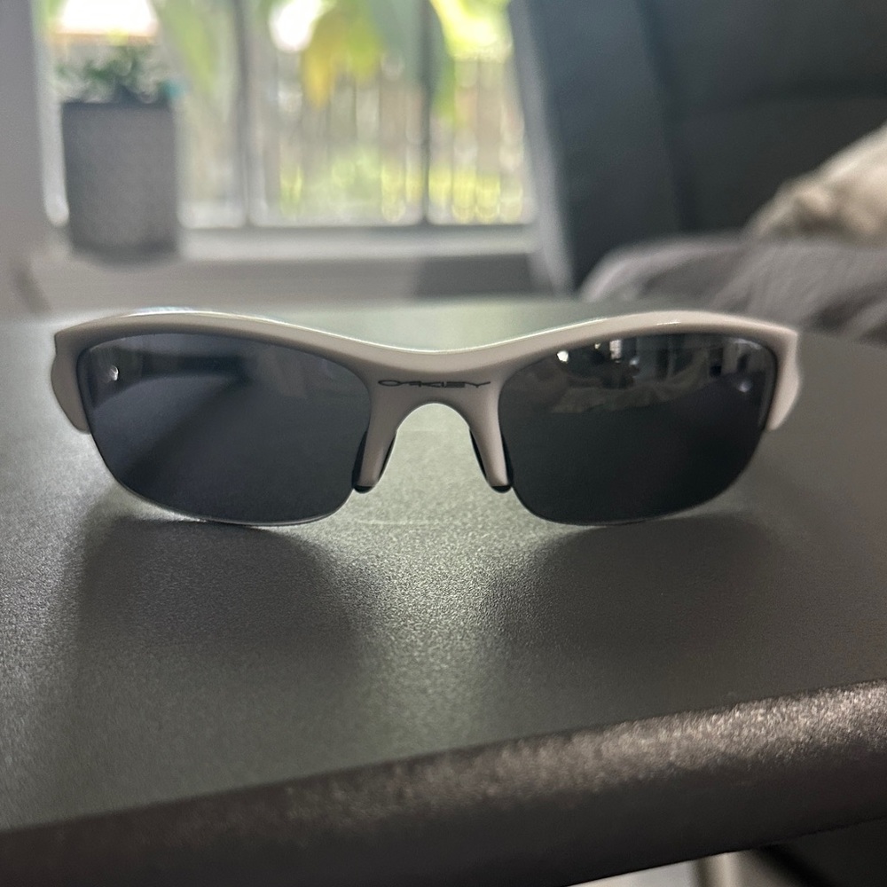 Oakley Black and White Sunglasses